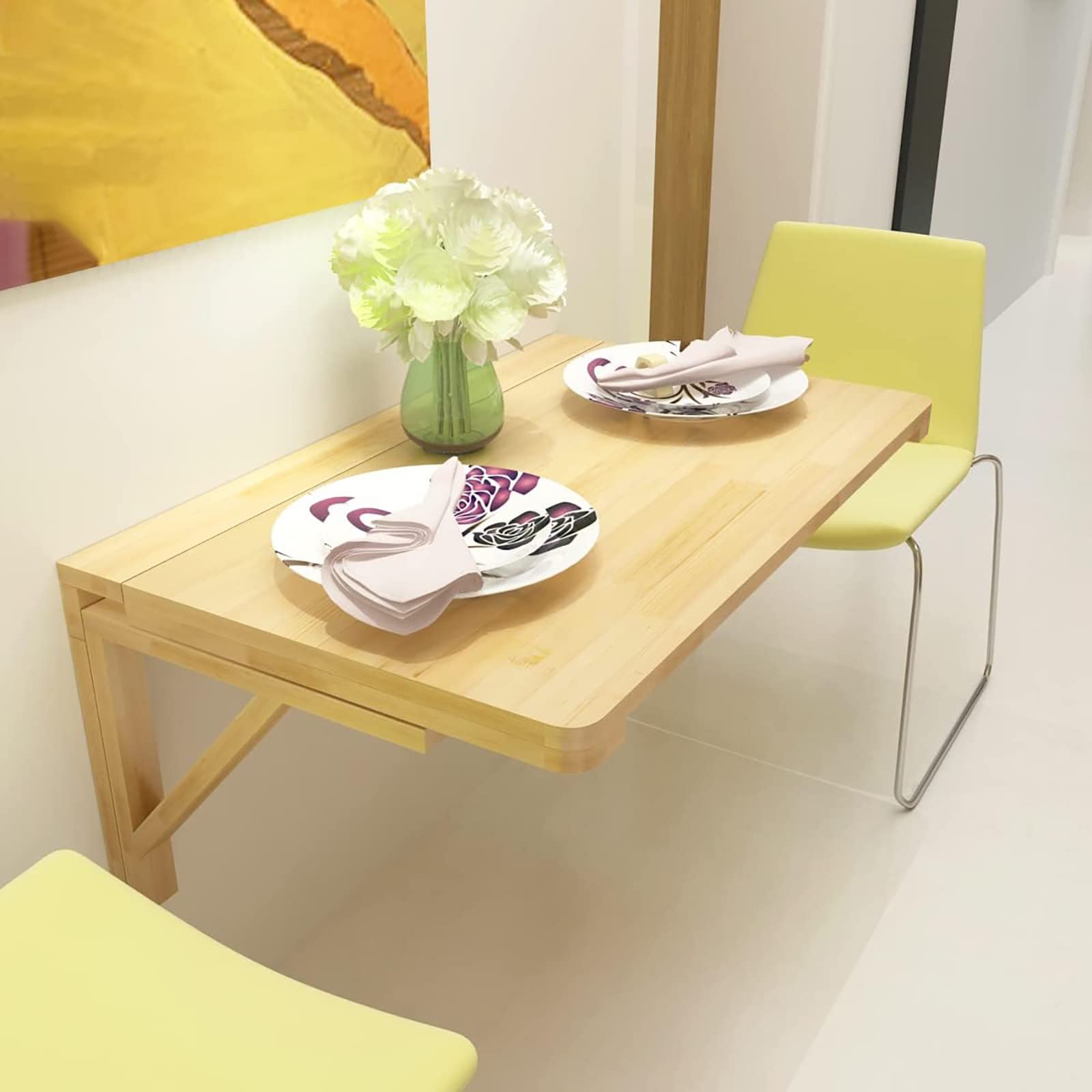 Amazon.com: XAWSOP Laundry Folding Table, Wood Wall Mounted Table